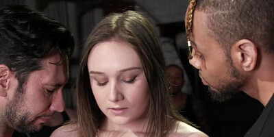 Bound and dp and gang bang fucked