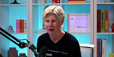 Solo petite Asian in stockings toying her hairy pussy