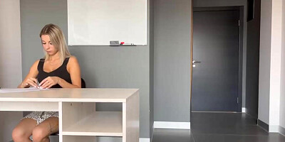 Fucked in Mouth and Pussy Sexy Secretary