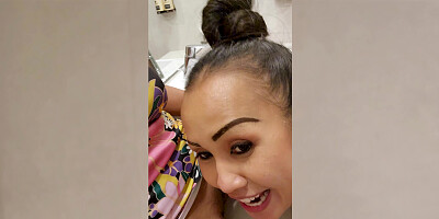 Thai MILF girlfriends lesbian shower fun