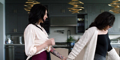 Sin time with two wet and horny lesbians