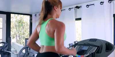 Busty mom Mercedes Carrera is playing with her pussy