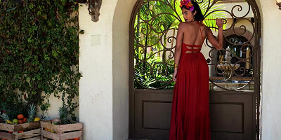 Bombastic Asian Angel Constance posing