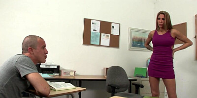 Student fucking his horny latina teacher