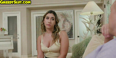 21yo bigbooty bae cuntsmashed in tight pussy on sofa