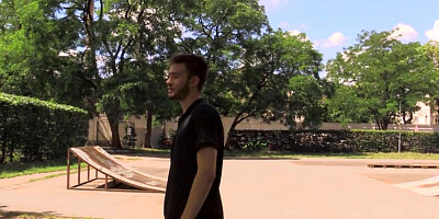 European str8 stud picked up and POV public fucked outdoor