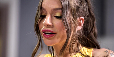 April Olsen caught during masturbation