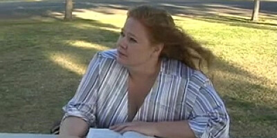 Thick Titted BBW Redhead Roze Gets Her Fat Quim Nailed