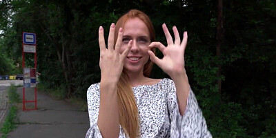 Meeting up with a depressed redhead and fucking her in POV