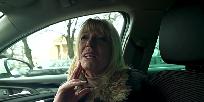 Chubby blonde GILF is getting rocked by a skinny young lad