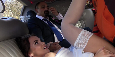 Brunette Diane Chrystal is a slutty bride who loves to fuck