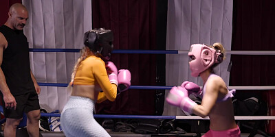 Perverted boxing coach uses his cock for motivation