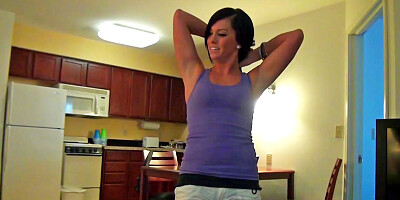 Two girls are having a party with a guy