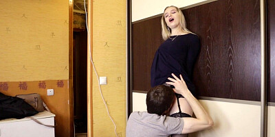 Stepsister gets a hard pounding from me