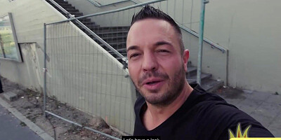 German public amateur babe POV fucked in car outdoor