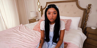 Gia Dibellas blowjob practice from her stepbro