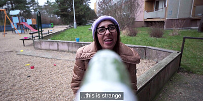Ale Danger is getting picked up outdoors