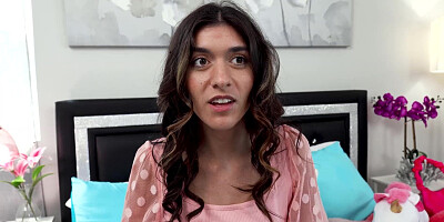 Stepbro wants stepsister to suck his cock