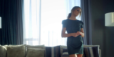 Aila Donovan gets fucked by two horny guys