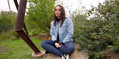 Cute Sophia wanted a trip to the forest