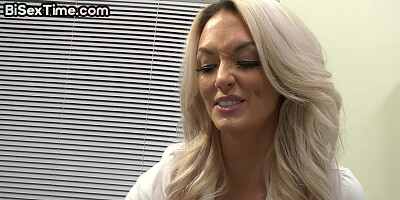 Bisexual nurses pussy and throatfucked in 3some compilation