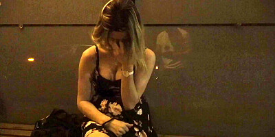 Czech Streets 112: Pregnant Lady in [censored]
