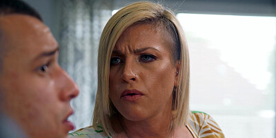 Kaylynn Keys caught her stepson jerking off to MILF porn