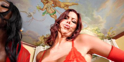 Alexis Fawx, Ebony Mystique, Vic Marie, Charli Phoenix and Jordi