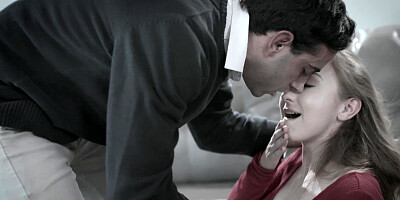 Gracie May Green guzzles Jake Adams' big cock