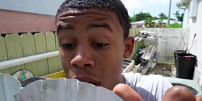 MILF Sheena Ryder caught Lil D spuing on her