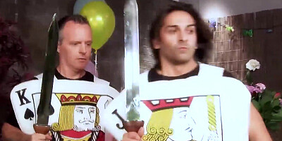 Cindy Behr licks pussy clean after filled with cum