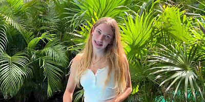 Stepsister with cute braces wants bro's big dick in POV