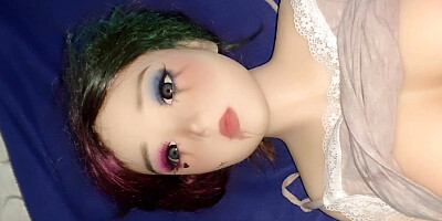 Harley Quinn Sex Doll 100cm Fucking on Halloween