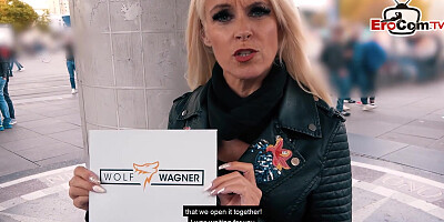 German skinny mature milf public pick up Street Casting EroCom Date