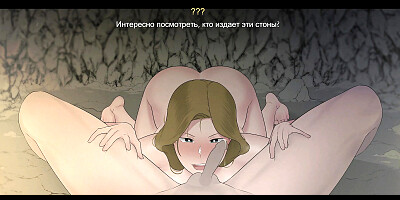 A juicy MILF is riding me while goblins stretch my wife',s holes