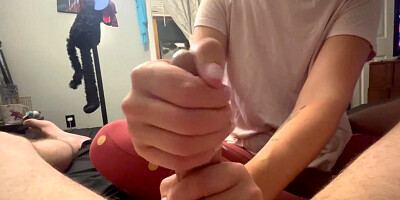 Relentless Post Orgasm Torture has him Begging
