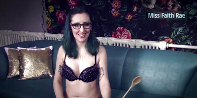 Teasing Slave Tasks - Part 1 - Miss Faith Rae',s Femdom Striptease with Anal Instructions, CBT Instructions, CEI, JOI and more