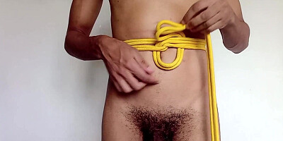 [BONDAGE] Shibari Tutorial 02 - Hip Harness embracing the cock