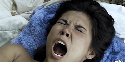 Hung Black Military Man Excitedly Gives the Asian Brunette an Incredibly Intense Outdoor Ass Fucking