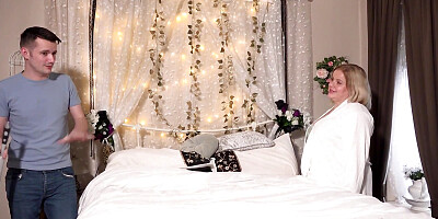 AuntJudysXXX - Busty BBW MILF Megan Milly Fucks the Hotel Cleaning Lad