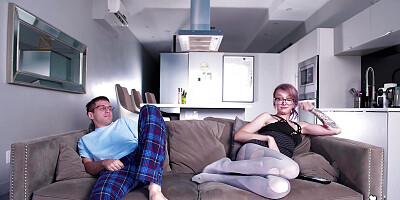 Banging Family - a Cute Teen is Fucked HArd by her Step Brother',s Big Cock