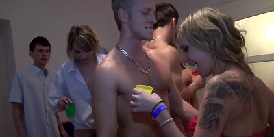 Charlotte Reed and Angel Piaff get down on a college party