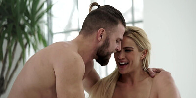 Cherry kiss is a beautiful blonde doll ready for anal session with this stud