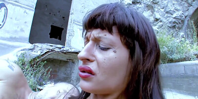 Outdoor Threesome With Terry Kemaco And Yesenia Rock And Lia M