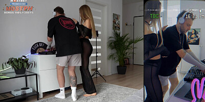 Rave Whore Сheats on Boyfriend DJ during Broadcast???? - Spirite Moon