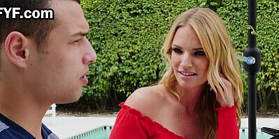 Rachael Cavalli shows her son's friend how to fuck like an adult