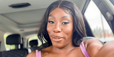 Busty black bae got analfucked by BBC after throating