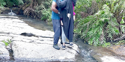 Pretty Indian Couple Making Love in River Side - Desi Outdoor Sex - Risky Romance