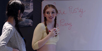 ADULT TIME - We Had A Threesome In Detention! With Eliza Ibarra, Liv Revamped, and Maya Kendrick