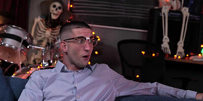 Cody Is Conjures Up Blake Blossom To Take To Her To A Halloween Party, But She's Hot And Horny And Would Rather Have Her Way With His Cock